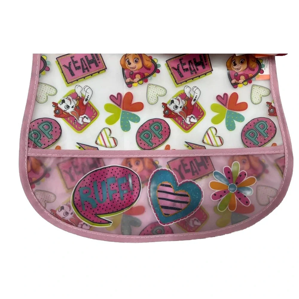 Paw Patrol 2-Pack Toddler Baby Bibs Marshall Nickelodeon Water Resistant